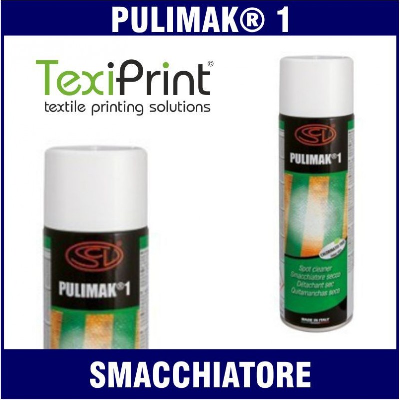 Smacchiatore per tessuti. Uso serigrafico