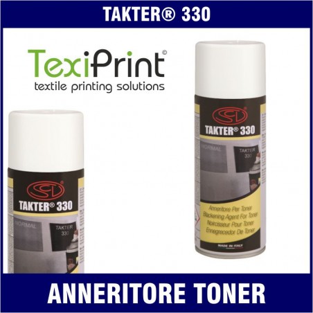Anneritore toner per pellicole serigrafiche.