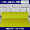 FLEX GLITTER TERMO ADESIVO GIALLO FLUO